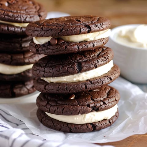 Biscuits sandwich au chocolat