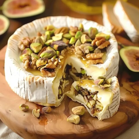 Camembert farci aux noix