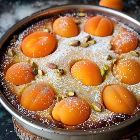 Gâteau à l'abricot et amande