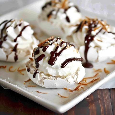 Mini pavlova aux saveurs coco