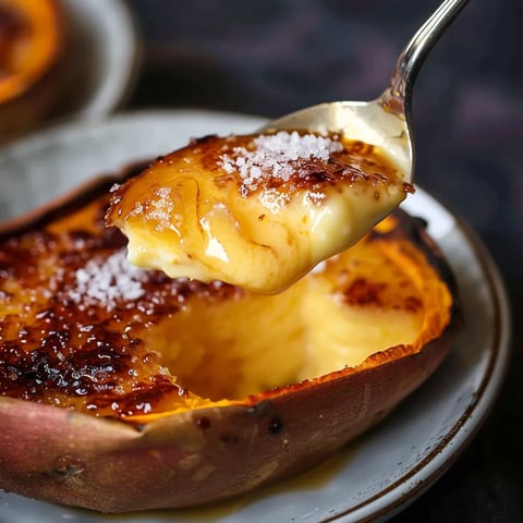 Crème brûlée patate douce