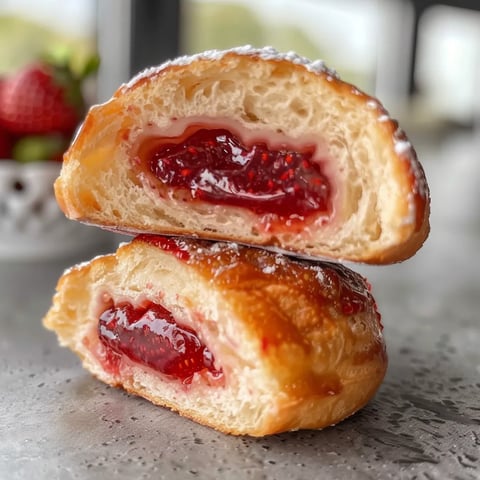 Beignets maison à la fraise