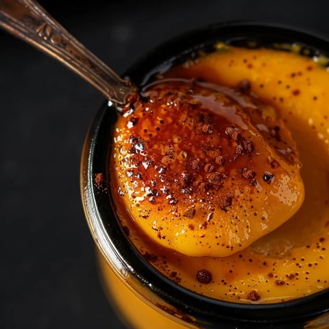 Crème brûlée au Thai Tea