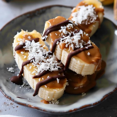 Savourez des snacks glacés à la banane et chocolat
