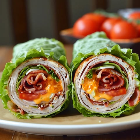 Wraps dinde keto croustillants