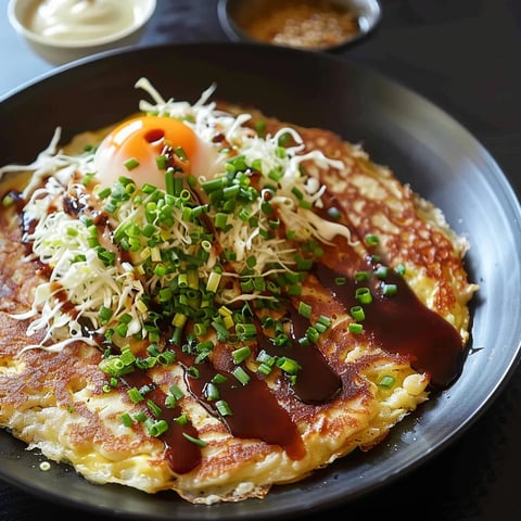Okonomiyaki savoureuses crêpes nippones