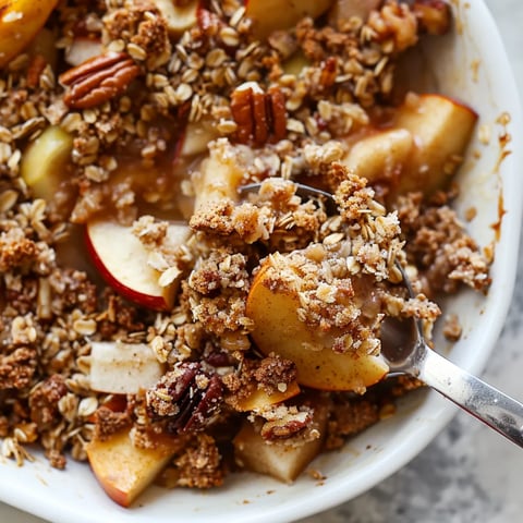 Crumble pommes sain et facile