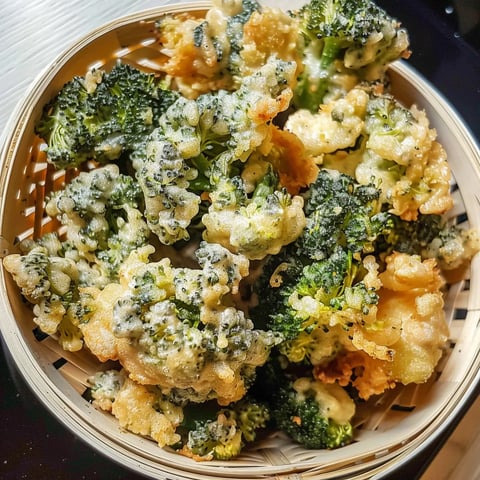 Brocoli croustillant au sel de nori