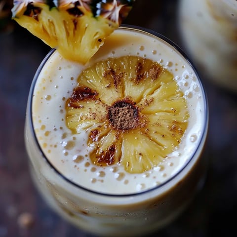 Lassi à l'ananas caramélisé