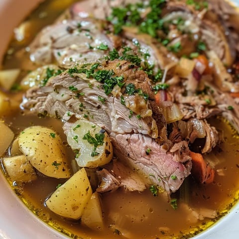 Bouilli de bœuf aux légumes