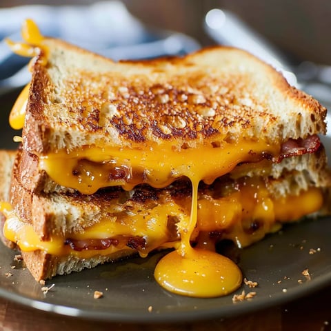 Grilled cheese bacon et érable
