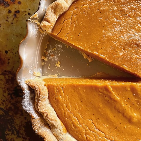 Tarte classique à la citrouille