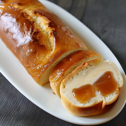 Pains gourmands fourrés caramel