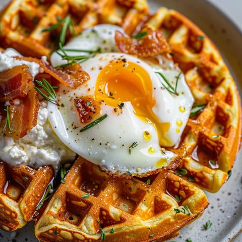 Gaufres carottes et chèvre
