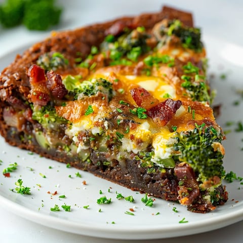 Brownie salé brocoli chèvre