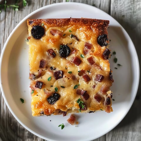 Cake pruneaux et lardons