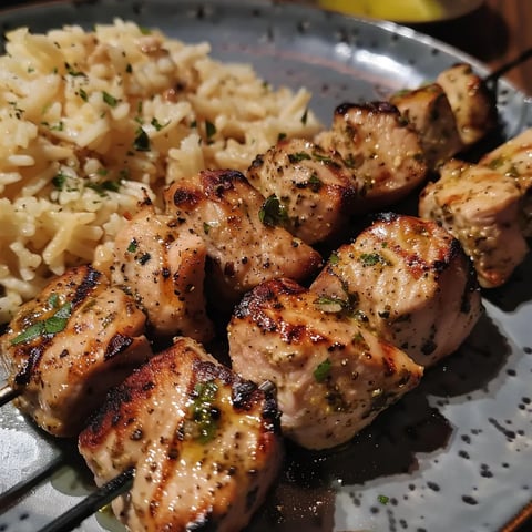 Brochettes souvlaki délicieuses