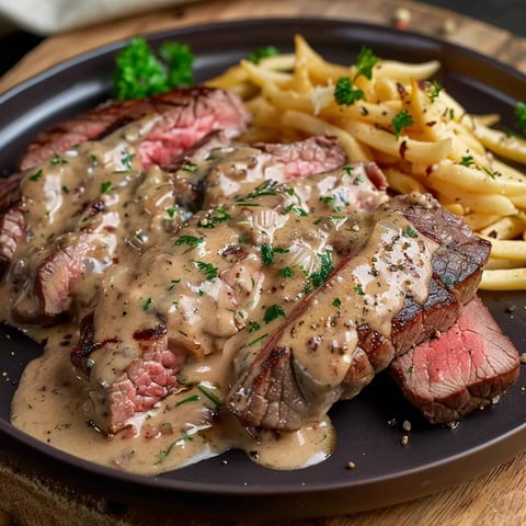 Bœuf Sauce au Poivre
