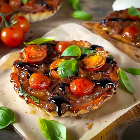 Tartelettes tatin tomates basilic