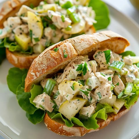 Sandwichs au poulet et poire