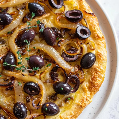 Pissaladière niçoise maison