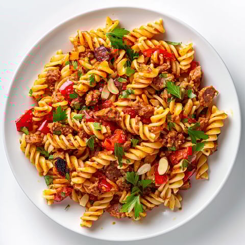 Salade de pâtes au chorizo