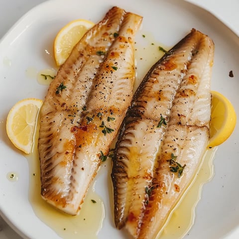 Sole meunière dorée au beurre