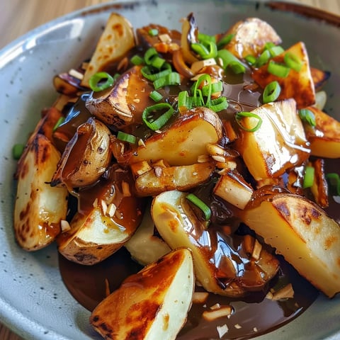 Poutine végé halloumi grillé