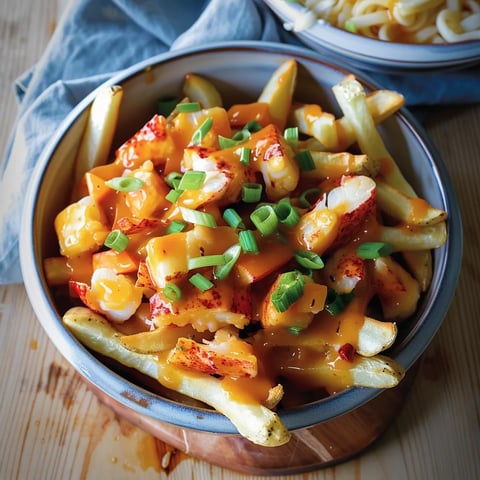 Poutine au homard savoureuse