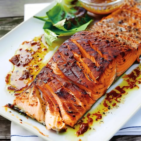 Saumon grillé au barbecue