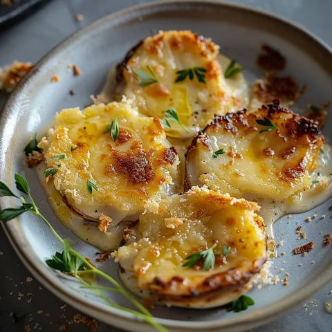 Huîtres gratinées au four