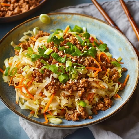 Nouilles chou porc gingembre