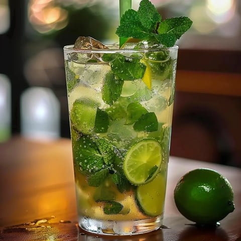 Vrai Mojito Cubain Traditionnel