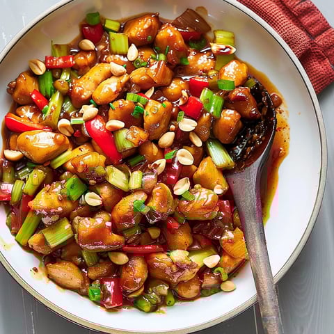Poulet Kung Pao aux épices