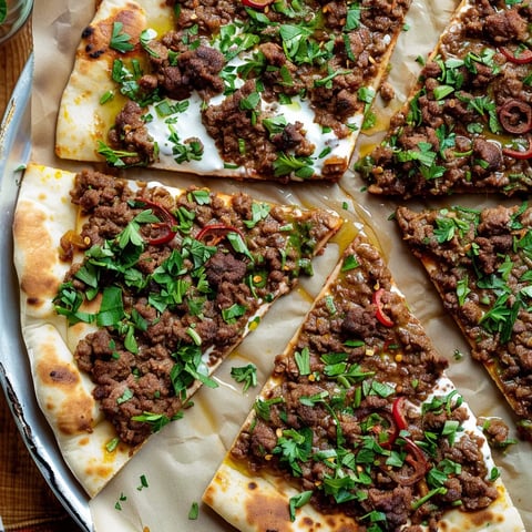 Pizza à la viande hachée