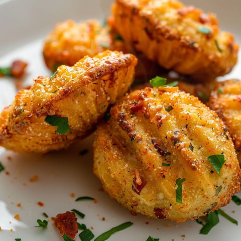 Les Madeleines salées au chèvre et chorizo sont servies sur un plateau.