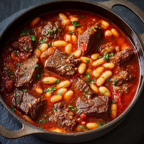 Loubia : Bœuf Mijoté aux Haricots Blancs la loubia.