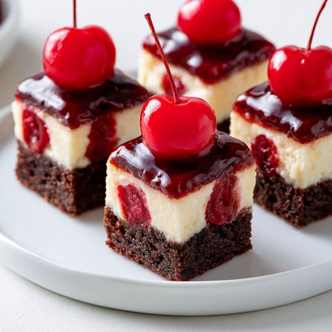 Cheesecake Brownie Maison aux Cerises, Fondant, Crémeux et Intensément Chocolaté.