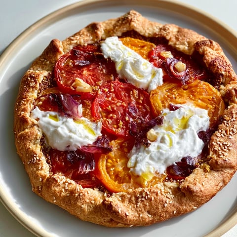 Une tarte à la tomate facile et rapide à faire pour les chaudes journées d'été.
