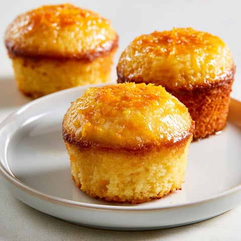 Petits Gâteaux aux Agrumes, Orange, Citron et Sirop Brillant